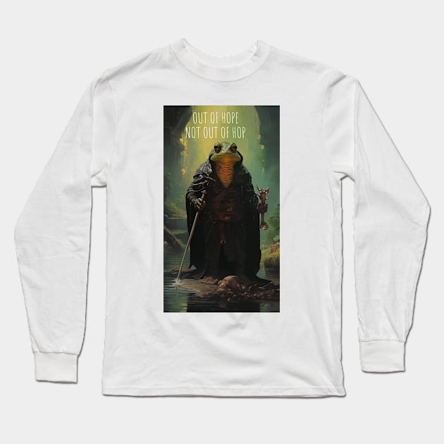 HOPE - DARK FANTASY ART STYLE FROG Long Sleeve T-Shirt by Vista Threads Co